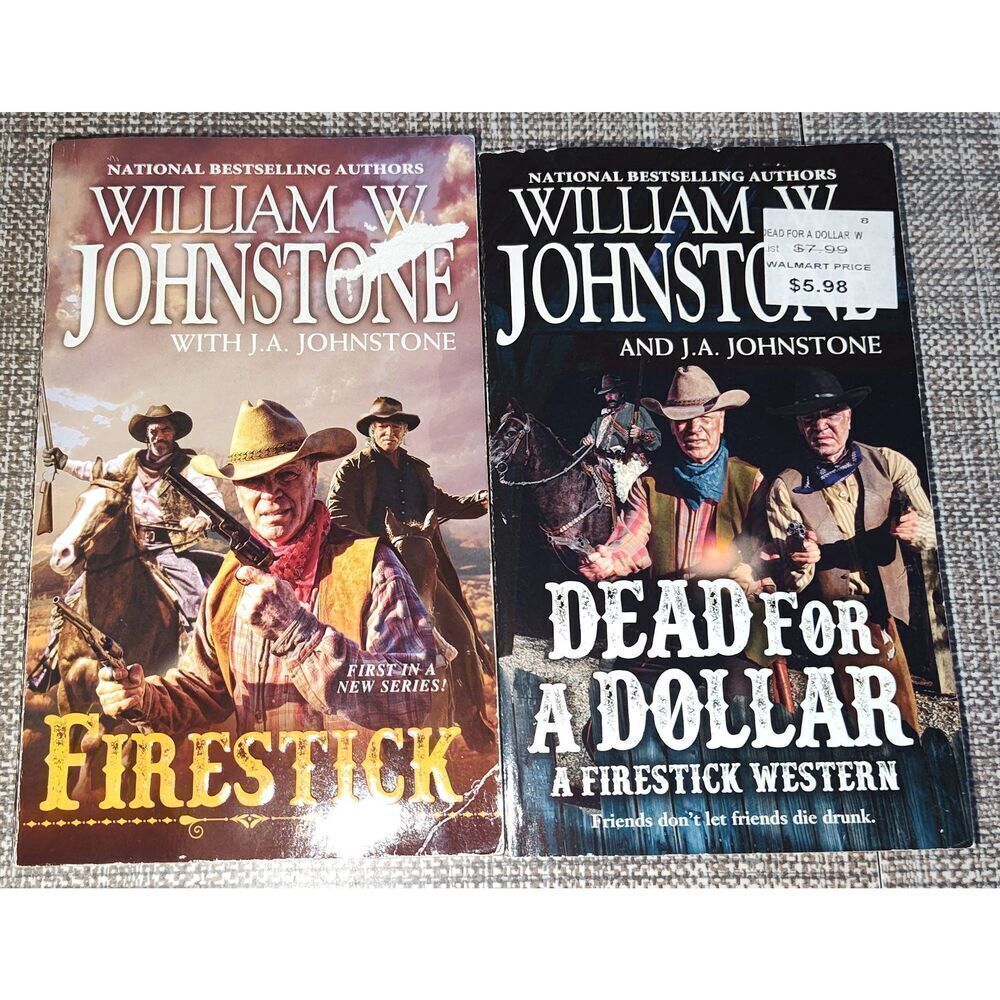 Firestick Series by William W. Johnstone westers cowboy 2/4 included